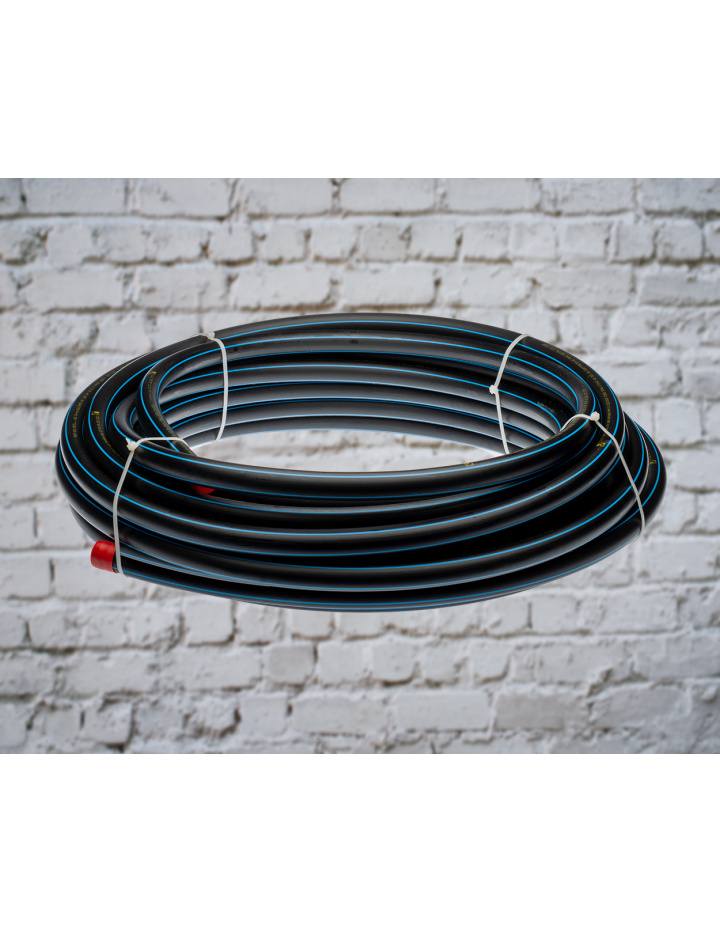 SUINGA 100 m PE 100 HD Rohr 3/4 Zoll 25 x 2,3 mm PN16 flexible HDPE/Wasserleitung/Trinkwasserleitung/Wasserleitungsrohr/Bewässerungsrohr 